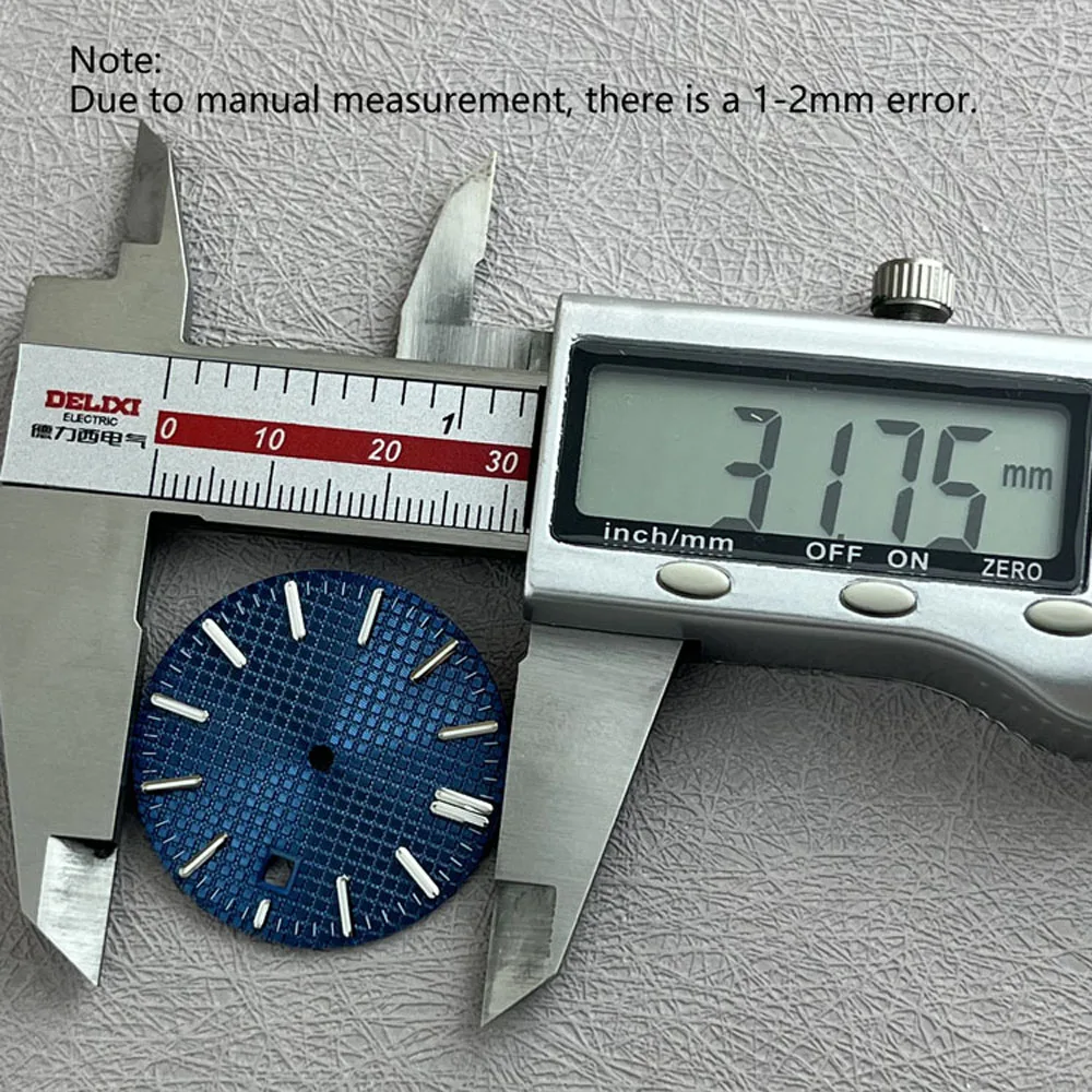 31.8mm oaky dial NH35 rose gold blue dial NH35 for 42mm sapphire crystal case for NH35 automatic movement can customize logo