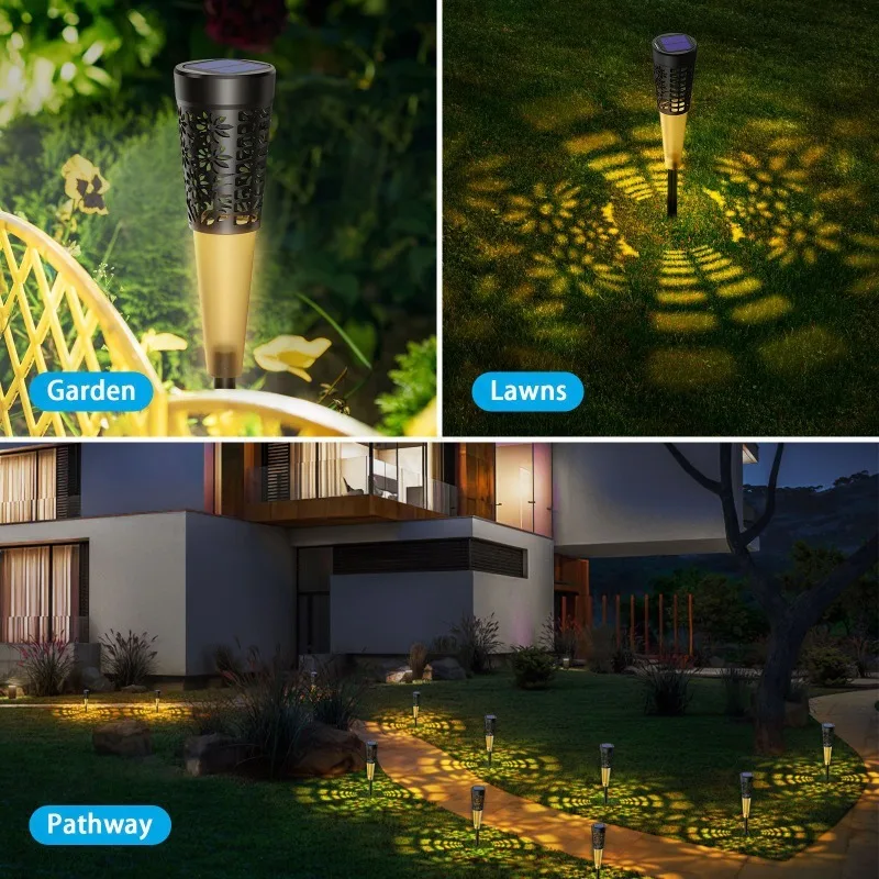 Creative New LED Solar Lawn Light Outdoor Waterproof Courtyard Garden Camping Site Plug in Decorative Atmosphere Light