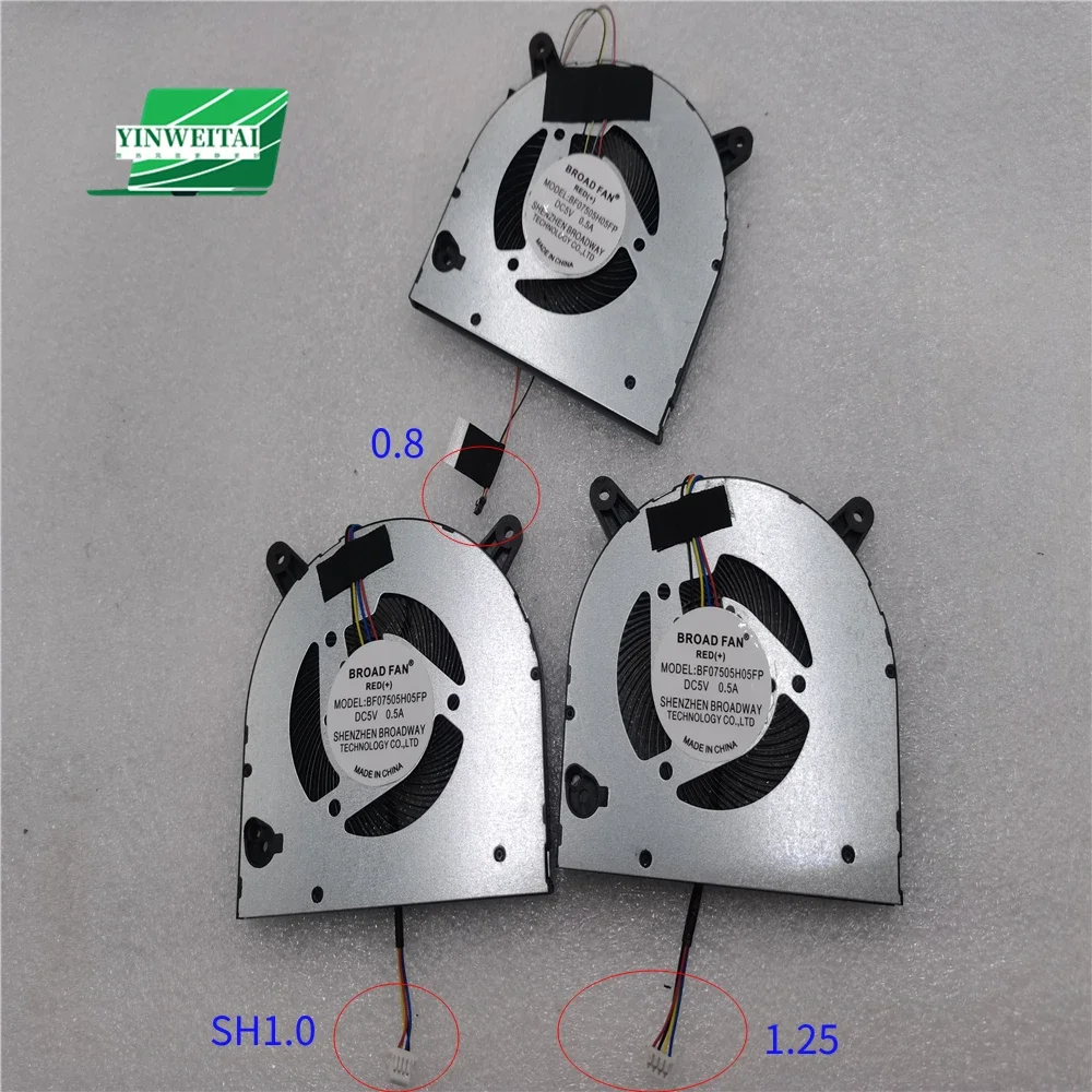 Laptop CPU Cooling Fan For Teclast F15 SGIN-X15 VGKE C15 Techpad Cosmos 14 Pro BF07505H05FP MD7505HS