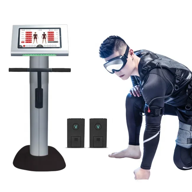 wireless electro fitness EMS training device ems suit muscle stimulation training machine