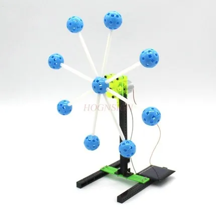 Physics New solar ferris wheel popular science toys light energy conversion DIY handmade creative science small production