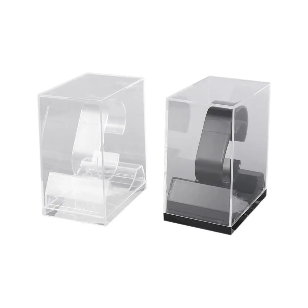 Plastic Watch Display Storage Holder Transparent Case Smart Watch Protective Box Plastic Transparent Display Watch Box