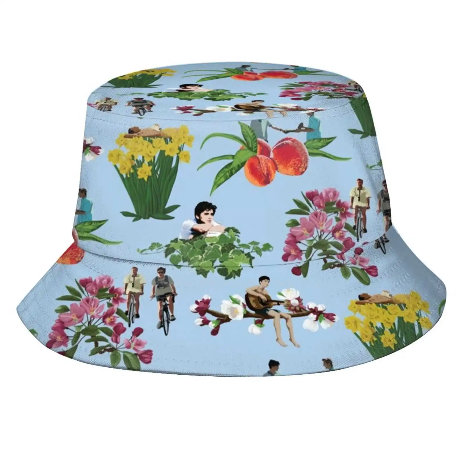 Call Me By Your Name Pattern Sun Cap Fisherman Hat Bucket Hats Call Me By Your Name Armie Hammer Timothee Chalamet Movies Film