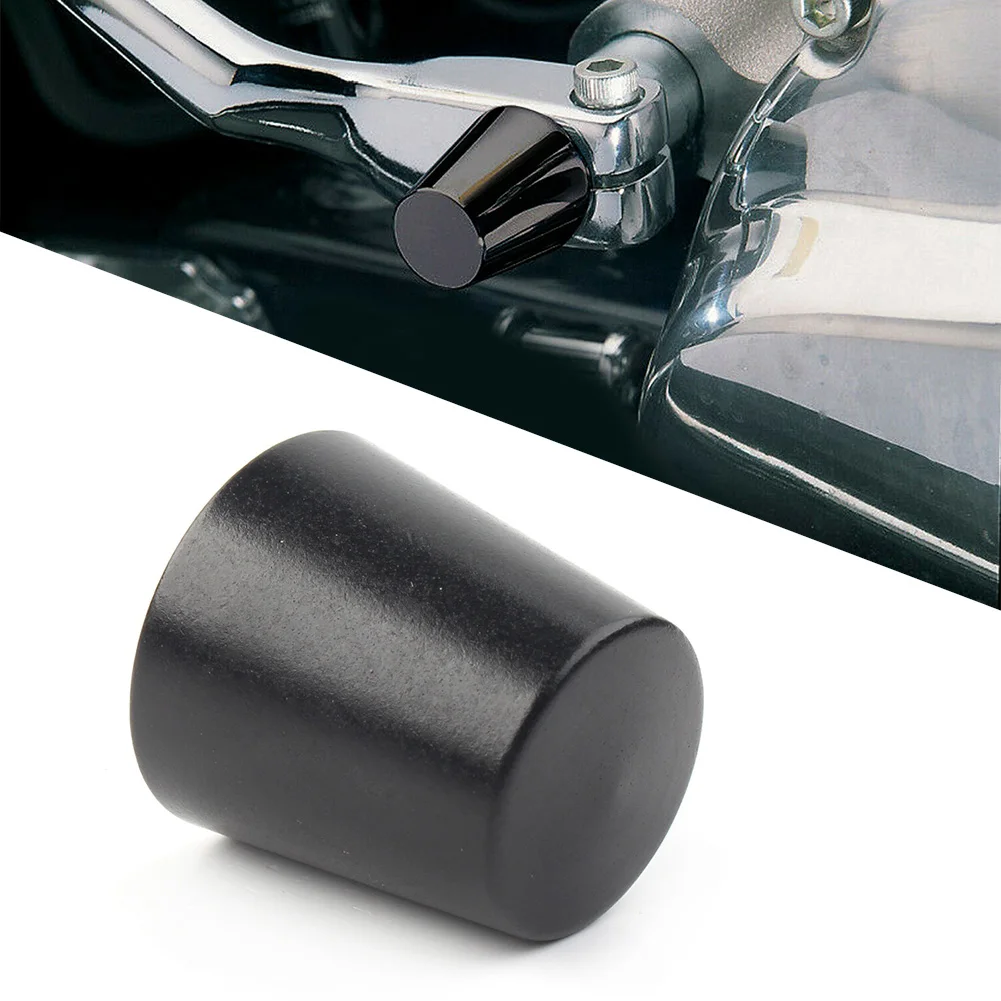 Black Motorcycle Shifter Shaft Cap Cover Heel Shift Eliminator For Harley Touring FL Road Kings 1983-2019 Aluminum