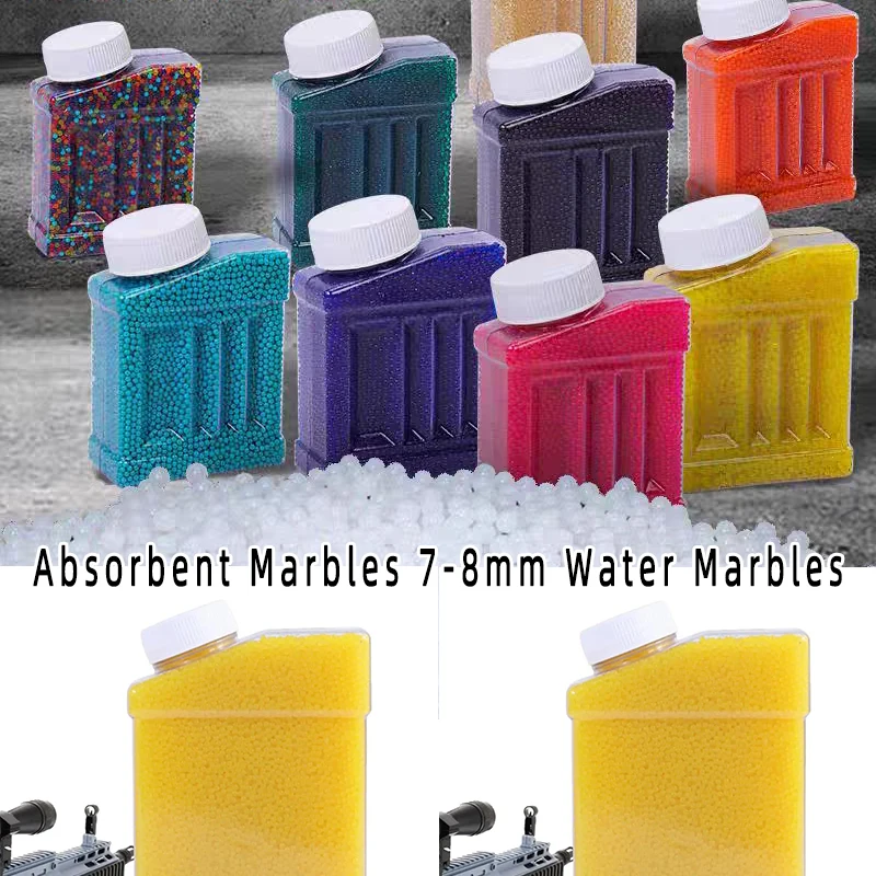 HOTGel Pistole a sfera Proiettile di cristallo a forma di perla Giocattoli per bambini Fango Decorazioni per matrimoni Palline d'acqua in crescita Ricarica Blaster Proiettile Fai da te