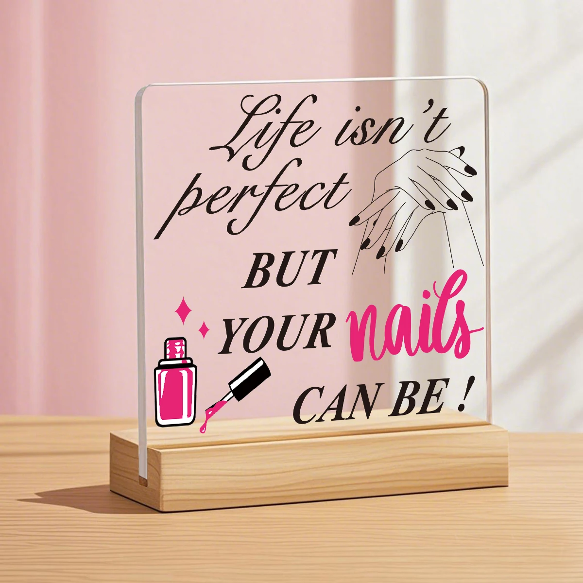 Acryl Nagels Art Prop Nagelstudio Tafelblad Stand Decor Nail Art Works Show Board Press-on Nagels Nailfie Foto Prop