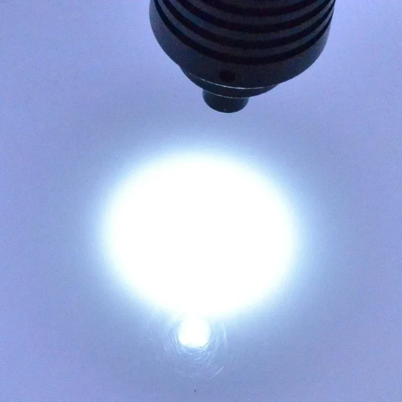Microscopio Coaxial iluminadores de luz LED lámpara puntual brillo ajustable 90-240V diámetro 6mm Accesorio Telescopio Microscopio herramientas