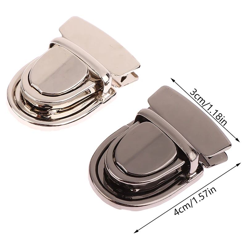 5Pcs Metal Locks Bag Clasp Catch Buckles For Handbags Shoulder Bags Purse Totes Closures Snap Clasps DIY Craft Accessories