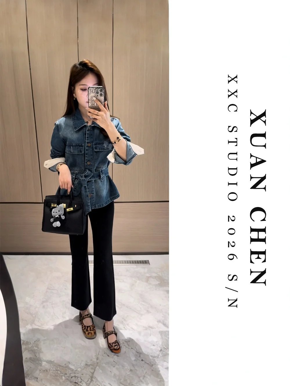 

Очаровательная женская джинсовая куртка с зауженной талией, модный повседневный стиль, длинный рукав, отложной воротник, застежка на пуговицах, цветная