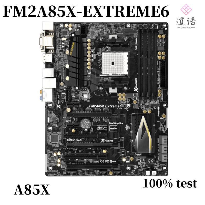 

A85X Motherboard For Asrock FM2A85X-EXTREME6 64GB Socket FM2 DDR3 HDMI PCI-E2.0 ATX Motherboard 100% Tested Fully Work