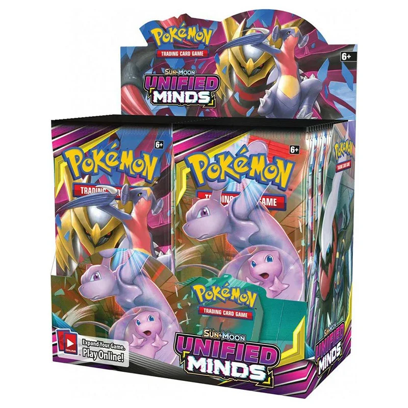 324pcs card Pokemon TCG: Sun & Moon UNIFIED MINDS Sealed Box Collectible Trading battle pokemon Card Set Child Toys