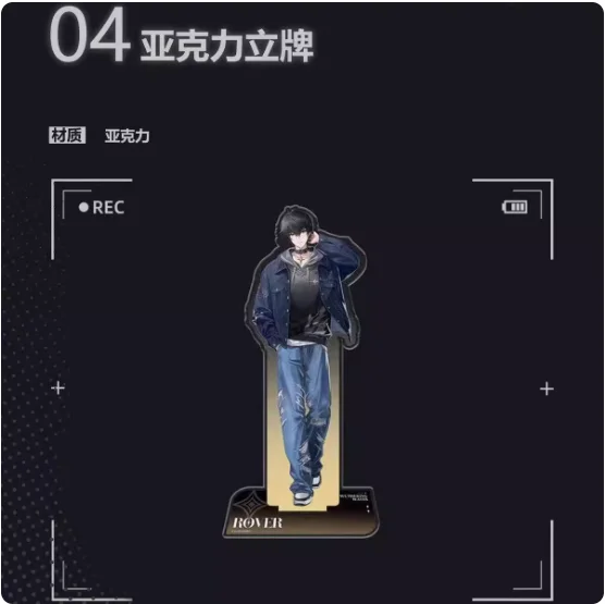Anime Wuthering Waves Rover The Shorekeeper Acrylic Stand Figure Model Plate Cosplay Collection Desktop Decor Gifts WKGYP