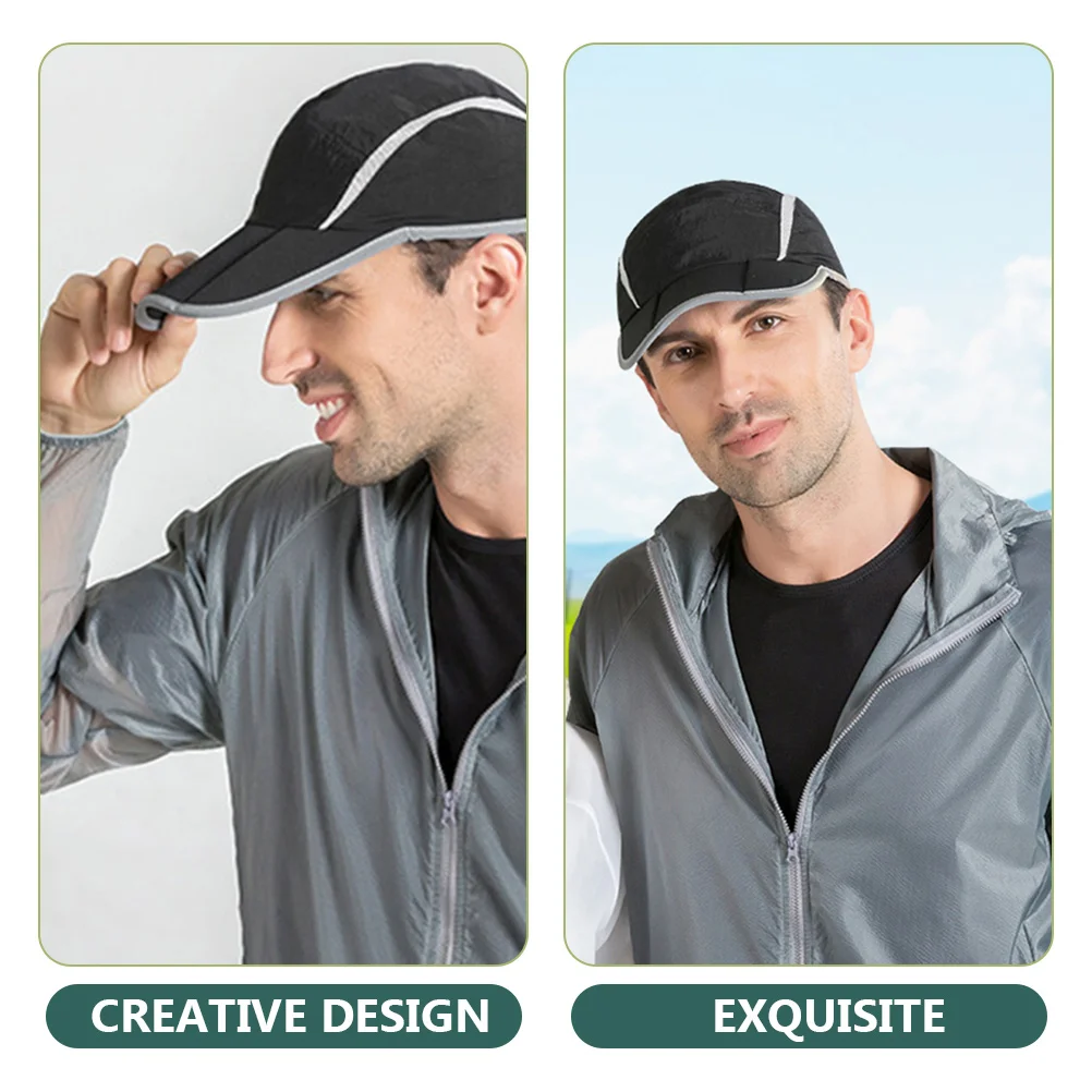 

Sun For Women Men Quick Dry Running Hat Outdoor Sports Baseball Cap Foldable Brim Hiking Cycling Fishing