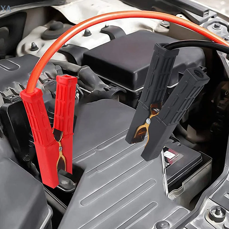[YA]2pcs 200A Crocodile Alligator Clips Car Battery Insulated Clip Clamp Connector for Jumper Cables Boost