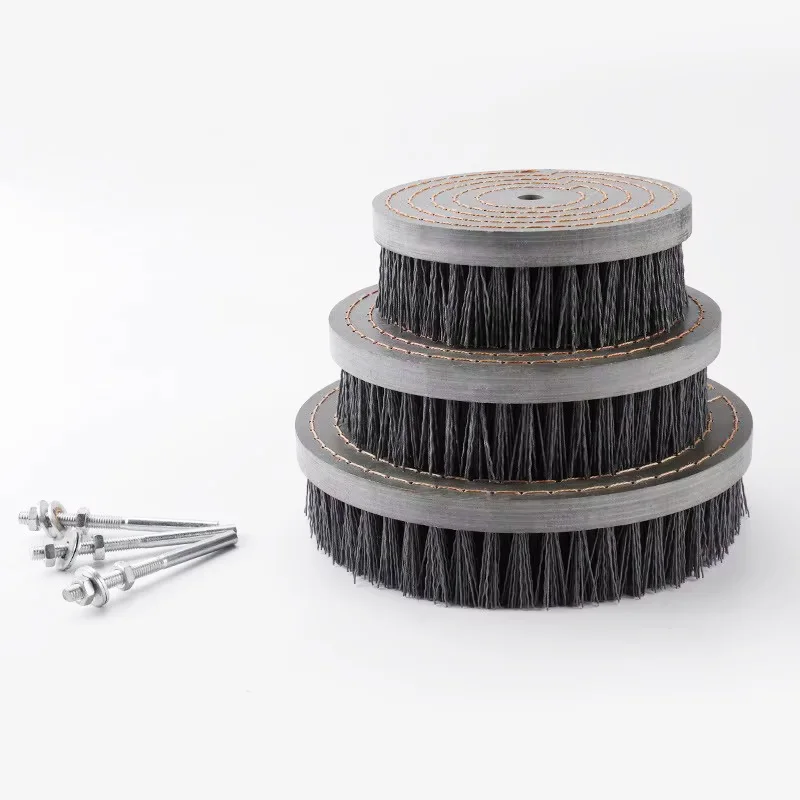 1Pcs Silicon Carbide Wire Disc Brush Φ30~180mm Aluminum Alloy Polishing Abrasive Deburring Brush Grit180~320