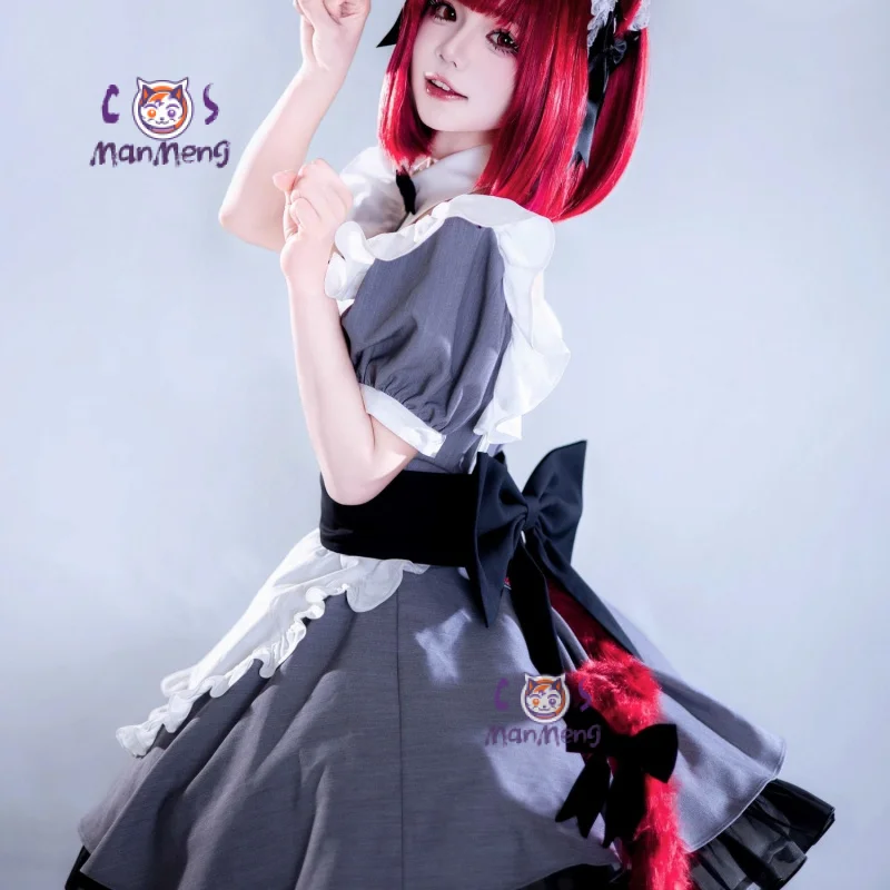 

Anime Arima Kana OSHI NO KO Cosplay costume Halloween Carnival Sweet Maid Dress Headwear Accessories Props Lolita Woman Uniform