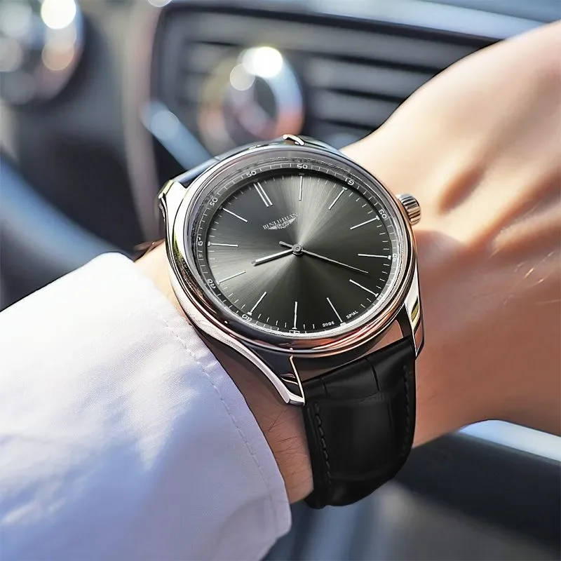 Top Brand Man Wristwatch Luxury Business Waterproof Men Watch For Men Quartz Clock Leather Men's Watches reloj Handsome 2025 New