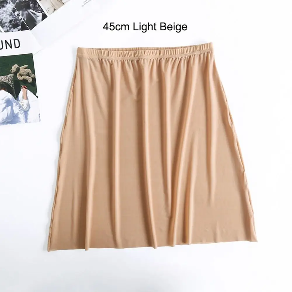 

Petticoat Inside Petticoat Dress Cotton Underskirt Half Slips Long Petticoat Safety Underskirt Slips Ice Silk Underskirt