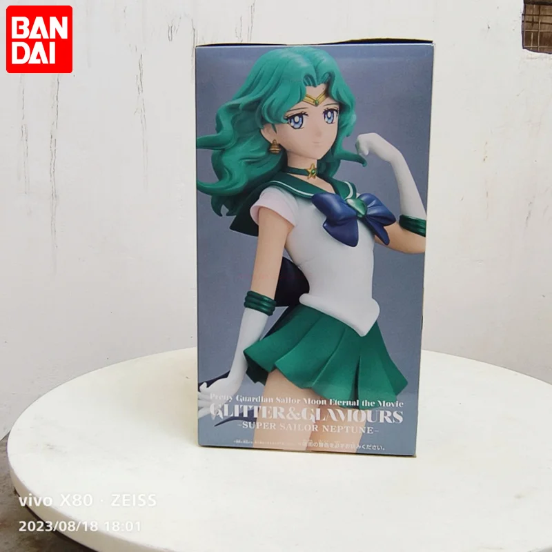 23cm Original Sailor Moon Cosmos The Movie Glitter Glamours Kaiou Michiru Sailor Neptune Sailor Uranus Pvc Action Figures Toys