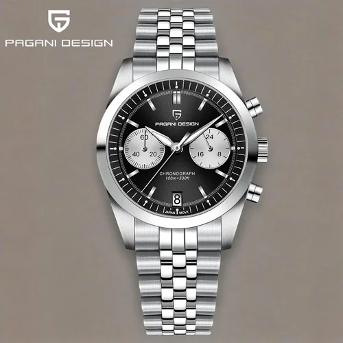 Imagen 1 del producto Reloj de Pulsera Deportivo de Cuarzo para Hombre PAGANI DESIGN Pilot 2026, Resistente al Agua, con Cristal de Zafiro, Reloj Masculino PD1775