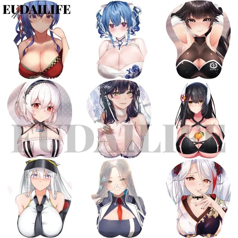 

Azur Lane Enterprise Takao Louis 3D коврик для мыши подставка для рук и запястья коврик для мыши силиконовый Oppai мягкий коврик для мыши офисная работа отаку