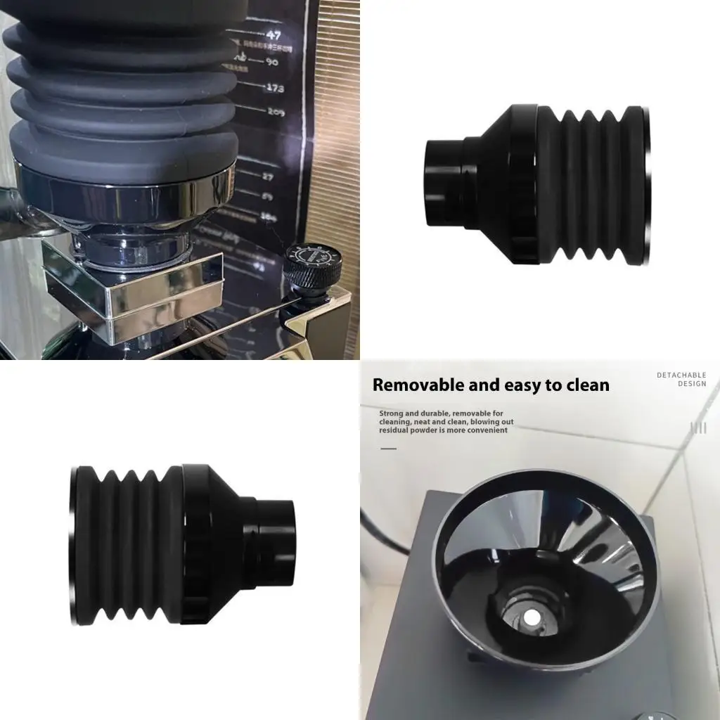 

High Performances Coffee Bean Grinder Dose Hoppers Silicone Bellow D2RD