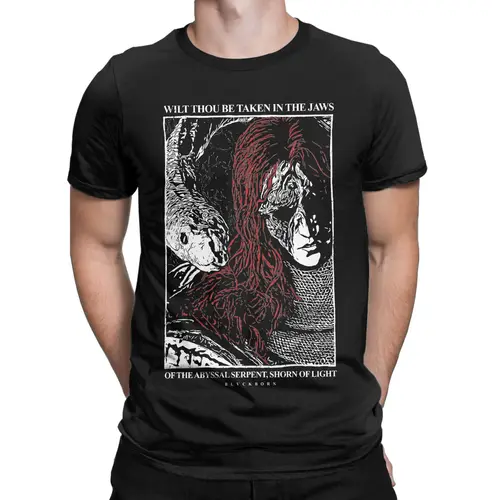 Imagen 2 del producto Camiseta de juego Messmer ER para hombre, camisetas creativas de algodón puro, camiseta de manga corta con cuello redondo, camisetas 4XL 5XL