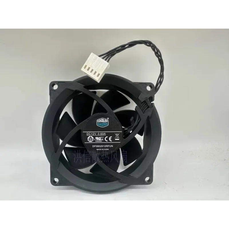 D 1 pcs 4-Wire PWM Fan For Cooler Master DF0802512RFUN 8CM DC12V 0.60A 8025