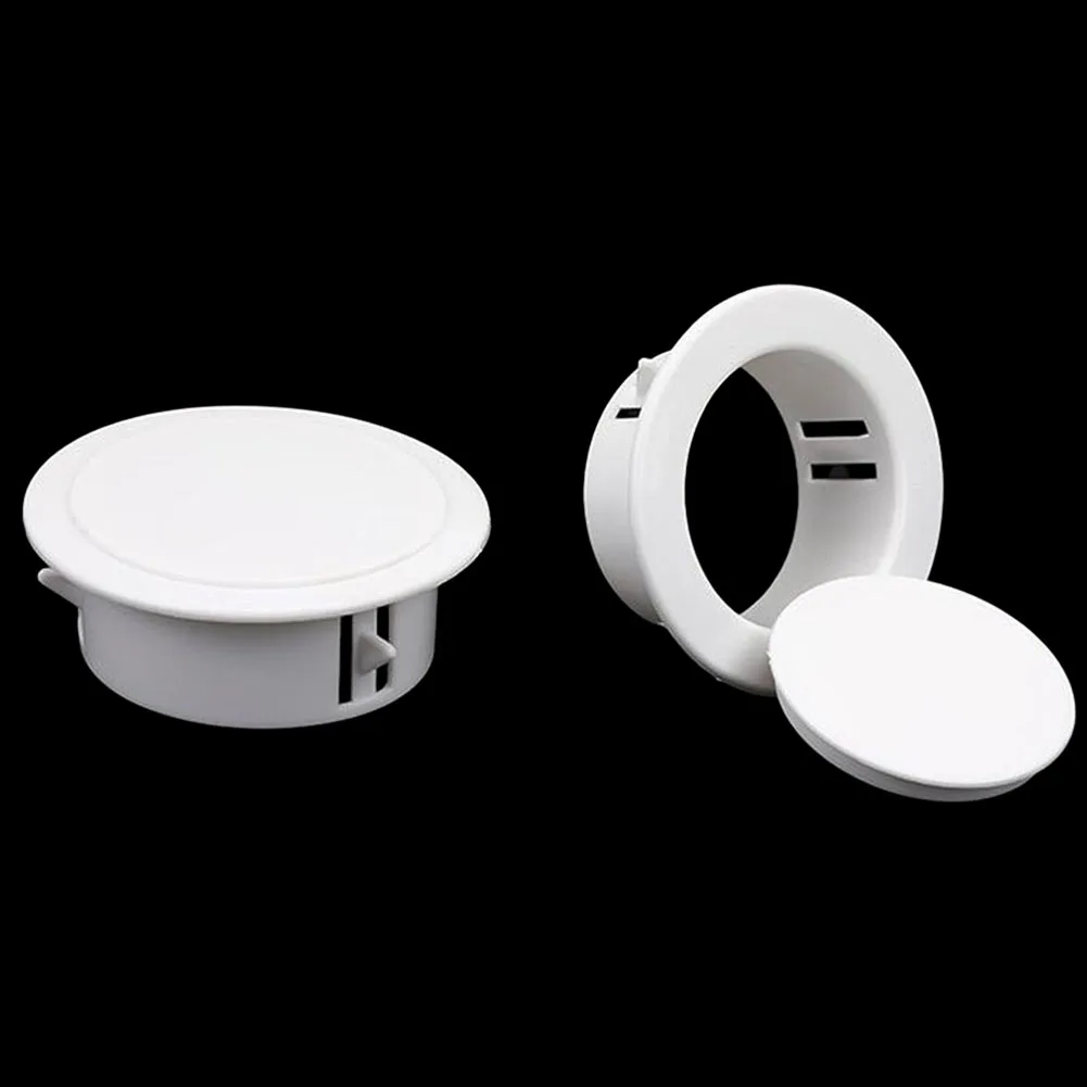 Wall Hole Decorative Cover Plastic Protective Vents Cap Thicken Air-conditioning Hole Plug 40-100mm Pipe Sealing Cover