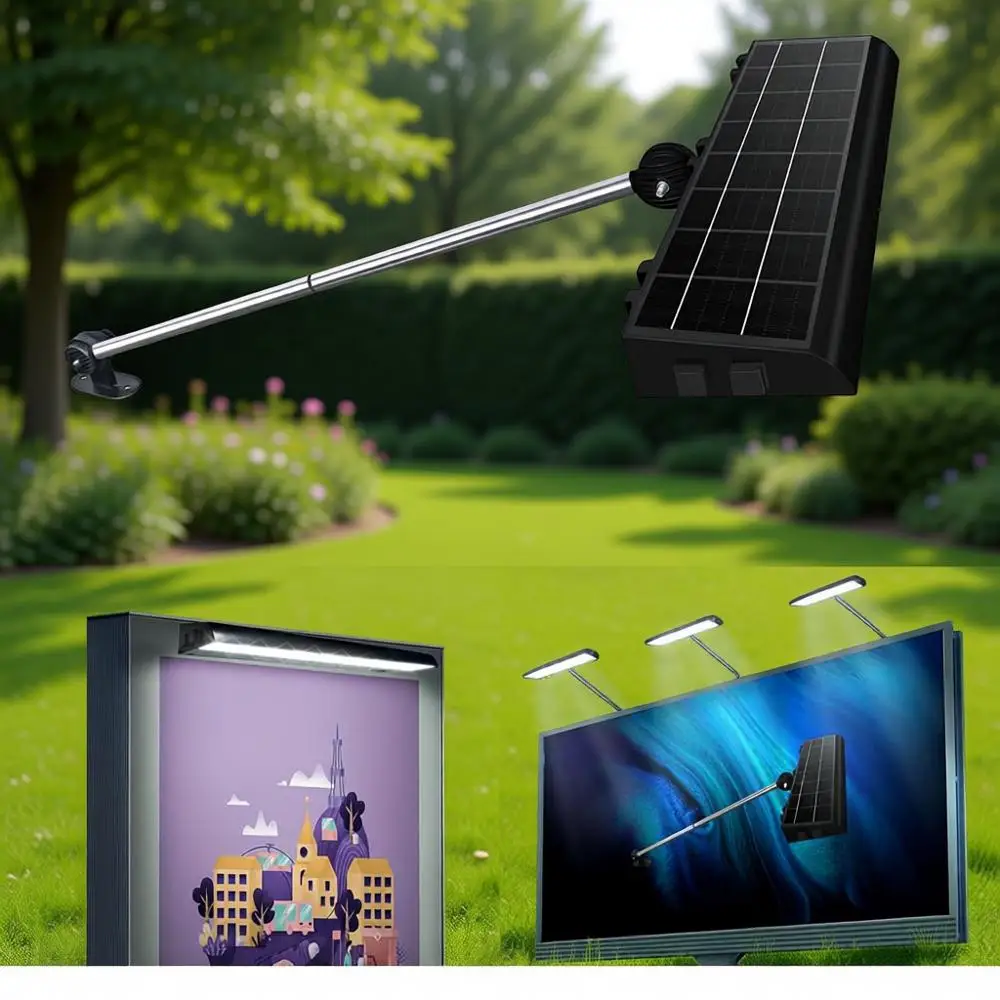 

Outdoor Super Bright LED Lights, IP65 Waterproof, 8000mAh for Commercial Billboards, Real Estate Signs, Business, Advertisement,