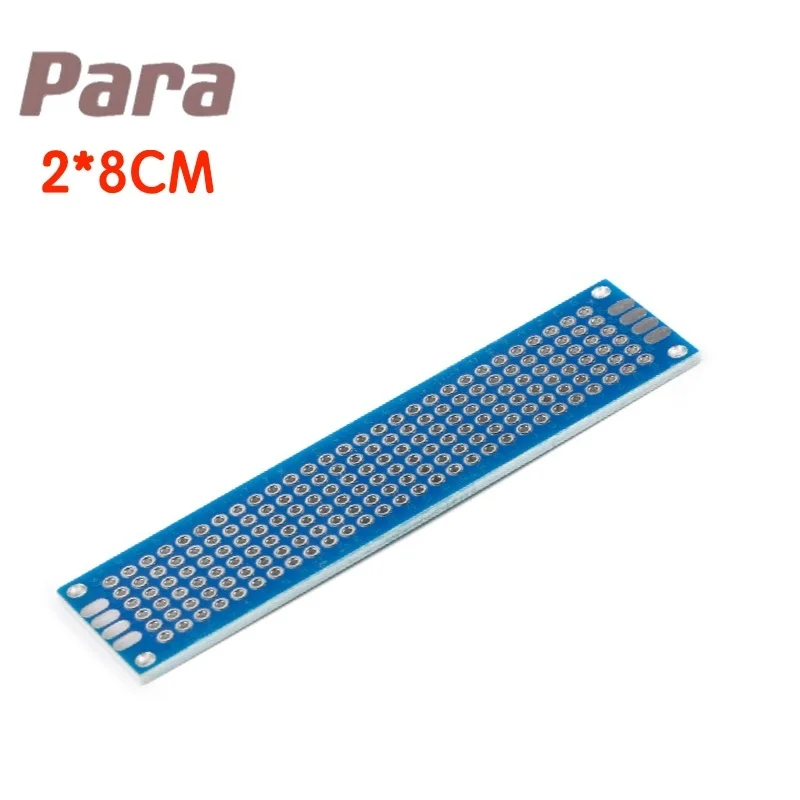 5PCS/LOT Double Sided Protoboard Breadboard Universal PCB Experiment Circuit Board 2.54MM Blue 2*8cm 3*7cm 4*6cm 5*7cm 7*9cm