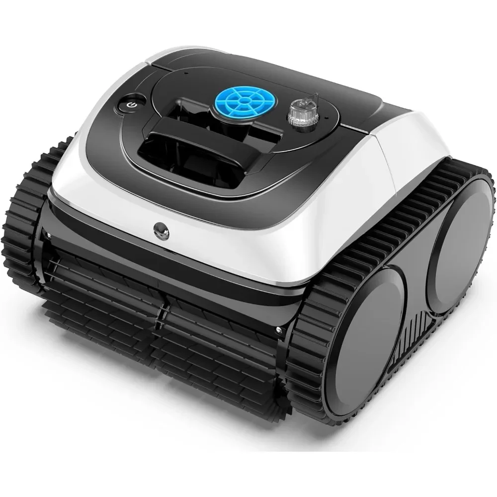 Robot pool cleaner, suitable for 65 foot underground swimming pools, with wall climbing function, running time of 150 minutes