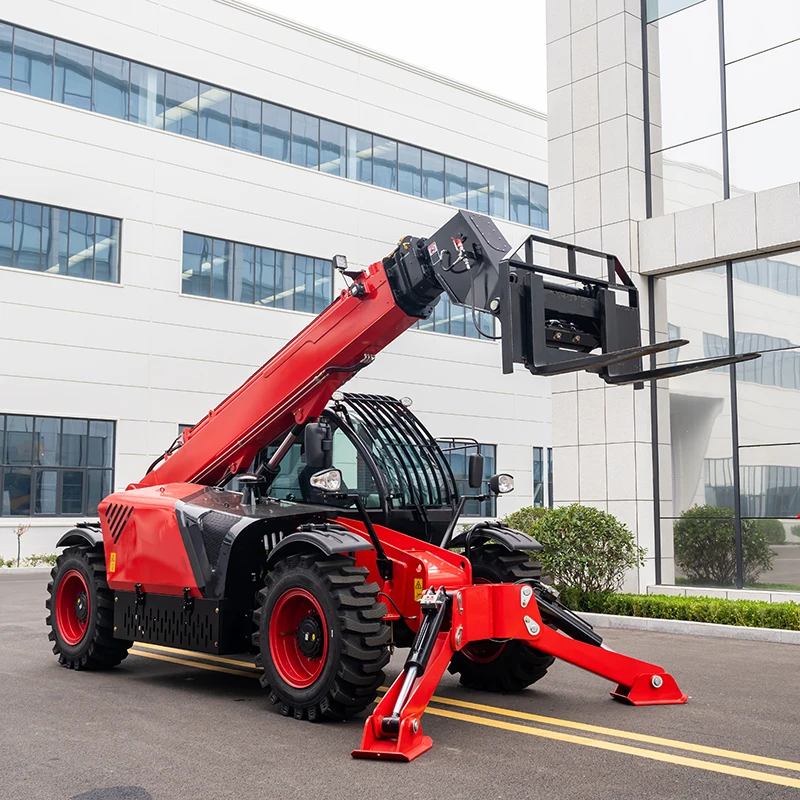 Customized Telescopic Handler Ce Certificates Telehandler 3 Ton 3.5ton 4ton Telescopic Handler Forklift with Support Leg