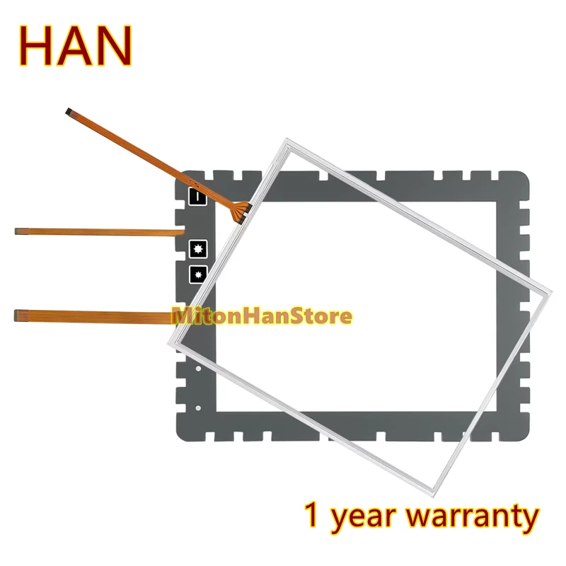 

New For T104E-5RBA14N-0A18S0-138QN HMI410 Touch Panel Screen Digitizer Button keypad membrane keyboard