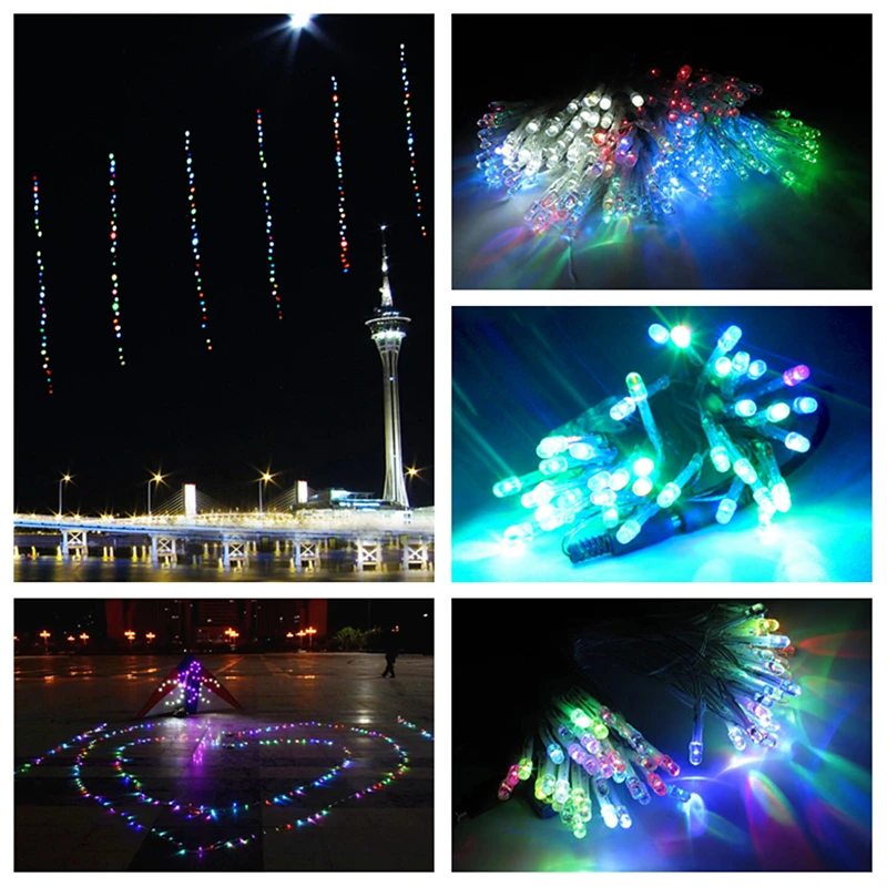 free shipping 10m led lamp 5m led kite string line flying outdoor toy kite surfing paragliding kite butterfly kite flying plane