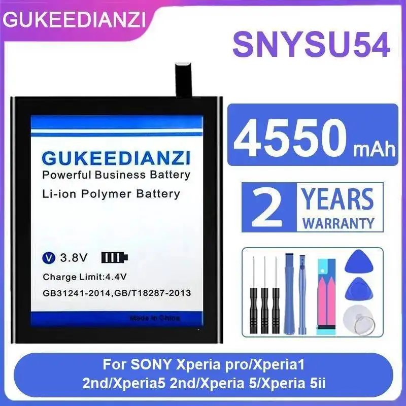 

Аккумулятор 4550 мАч для Sony Xperia Pro 1 2nd 5 2nd 5, надежный источник питания SNYSU54, премиальная замена для мобильного телефона