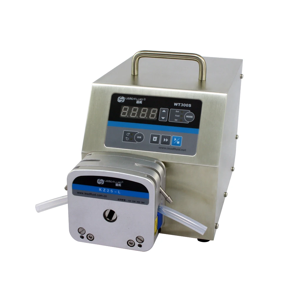 WT300S KZ25-L Lab Food Industrial Basic Speed Variable Peristaltic Filling Dosing Pump 3-3500ml/min