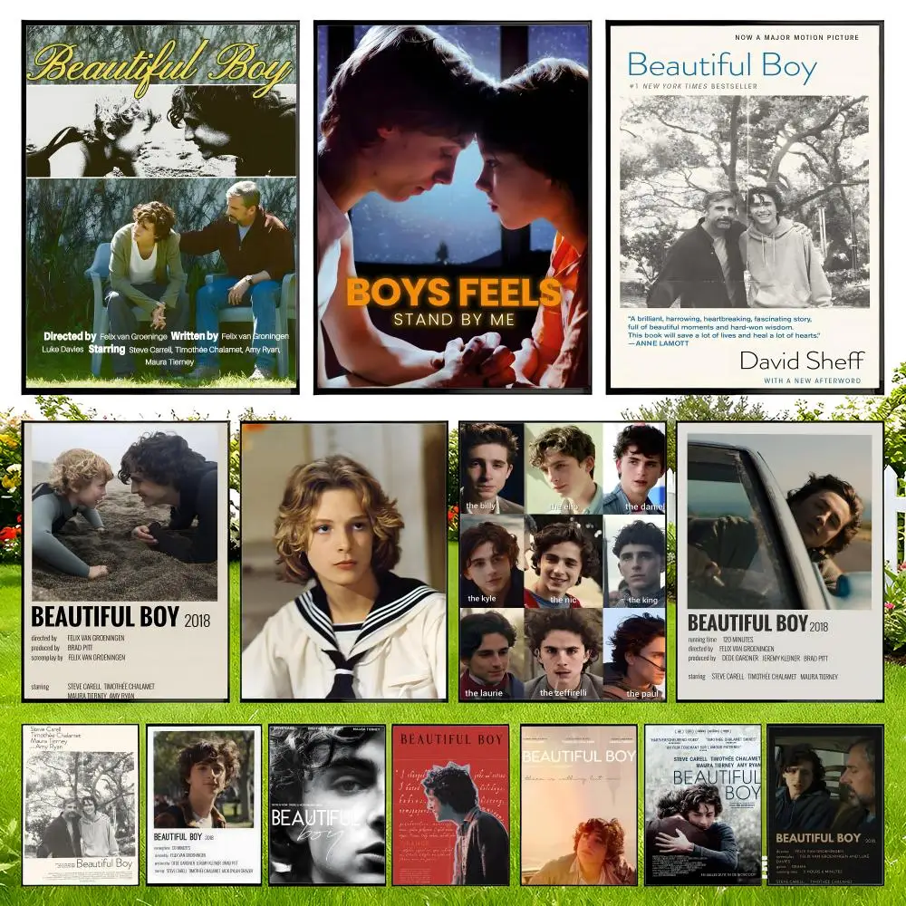 Movie Beautiful Boy Poster Easy To Install Self Adhesive HD Wall Decor Waterproof Tear Resistant Home Bedroom Perfect Gift