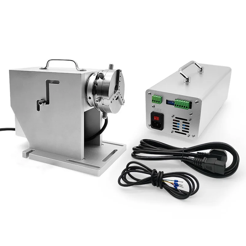 Cyclmotion E69 Quick-Release Rotary Chuck for Laser Marking Machines – Stainless Steel Chuck Rotary Stage