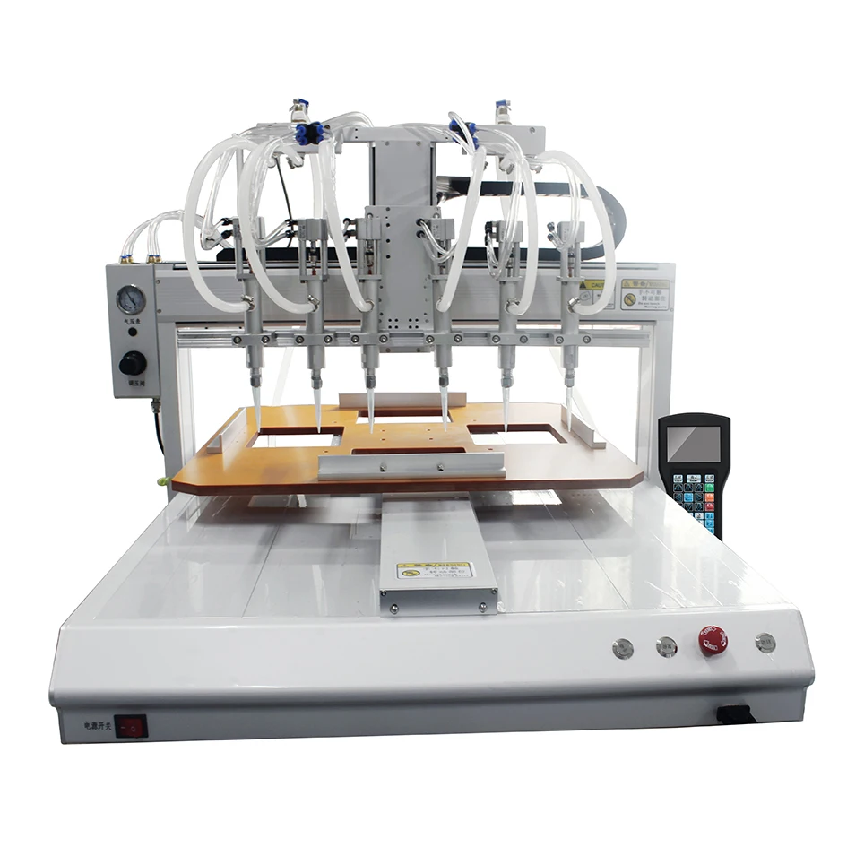 Immagine 6: Macchina Dispensatrice Automatica di Silicone ad Alta Pressione da 2600ml, Dispensatore di Colla da Tavolo a 3 Assi