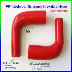 Red Blue Black 90 Degree Reducer Silicone Flexible Hose Variable Diameter Silicone Flexible Hose For Air Intake High Pressure