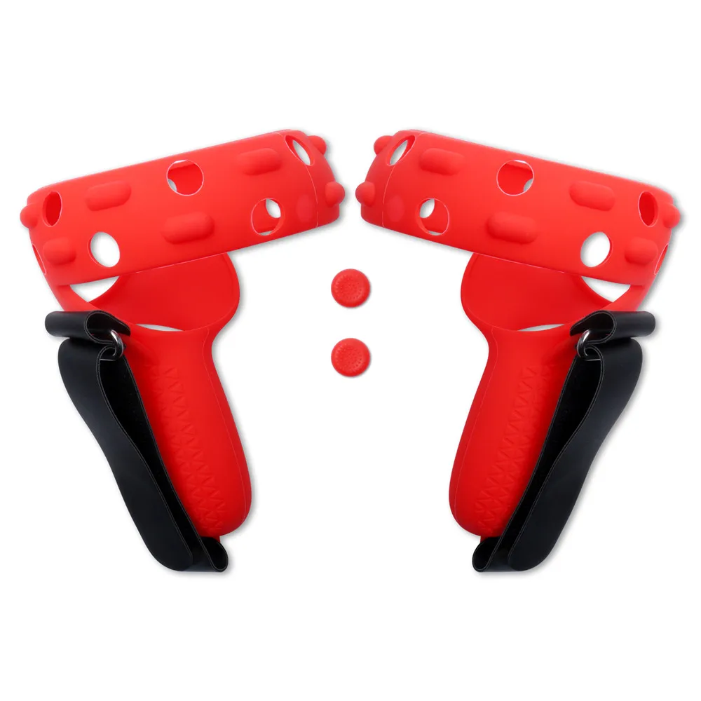 1Pair Soft Silicone Protective Cover For Oculus Quest 2 Muti-Color Optional Anti-Scratch Adjustable Case For Oculus Quest 2 Part