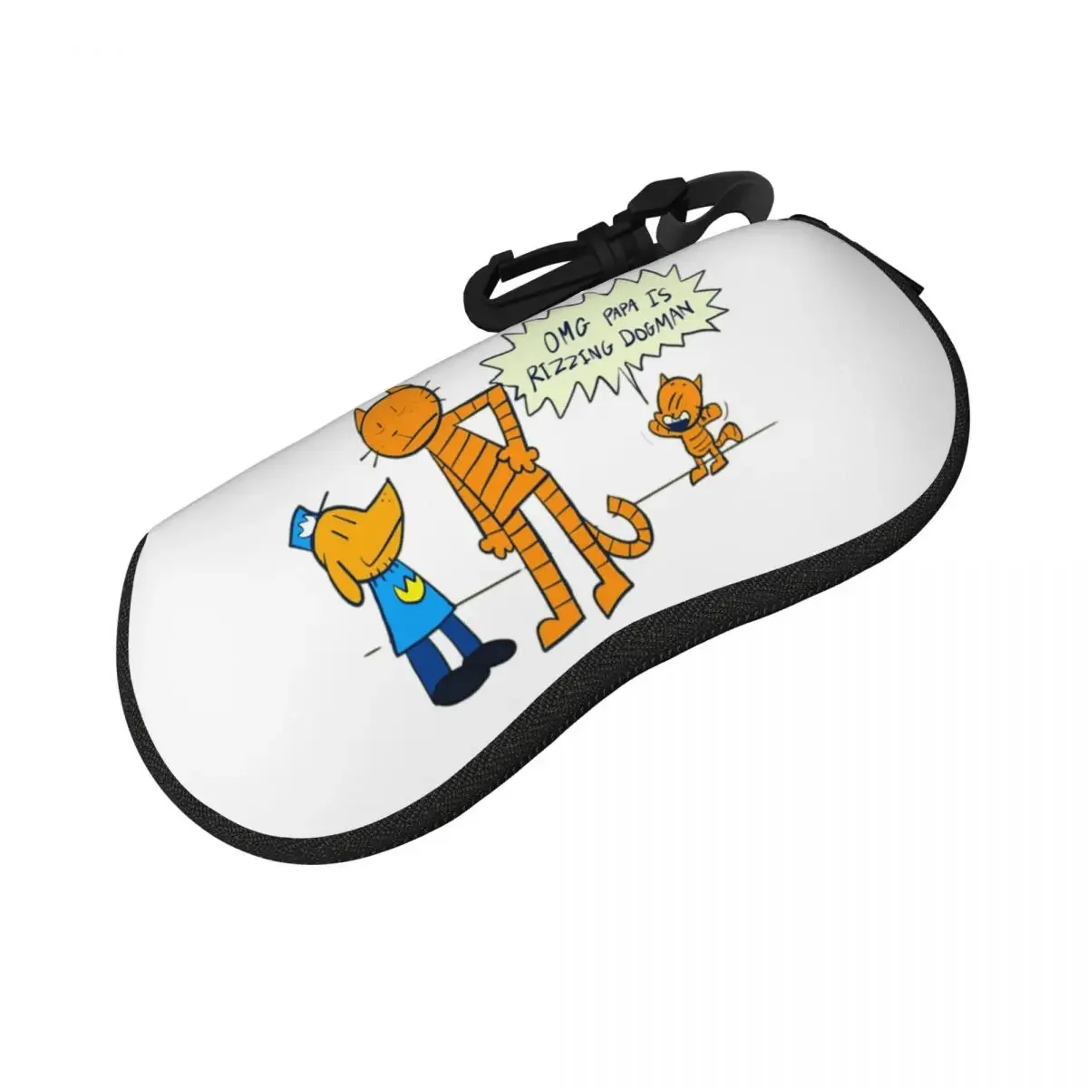 Perro hombre Lil Petey y Big Petey Fan Art Shell gafas funda protectora gafas de sol caja mujeres hombres suave bolsa para gafas
