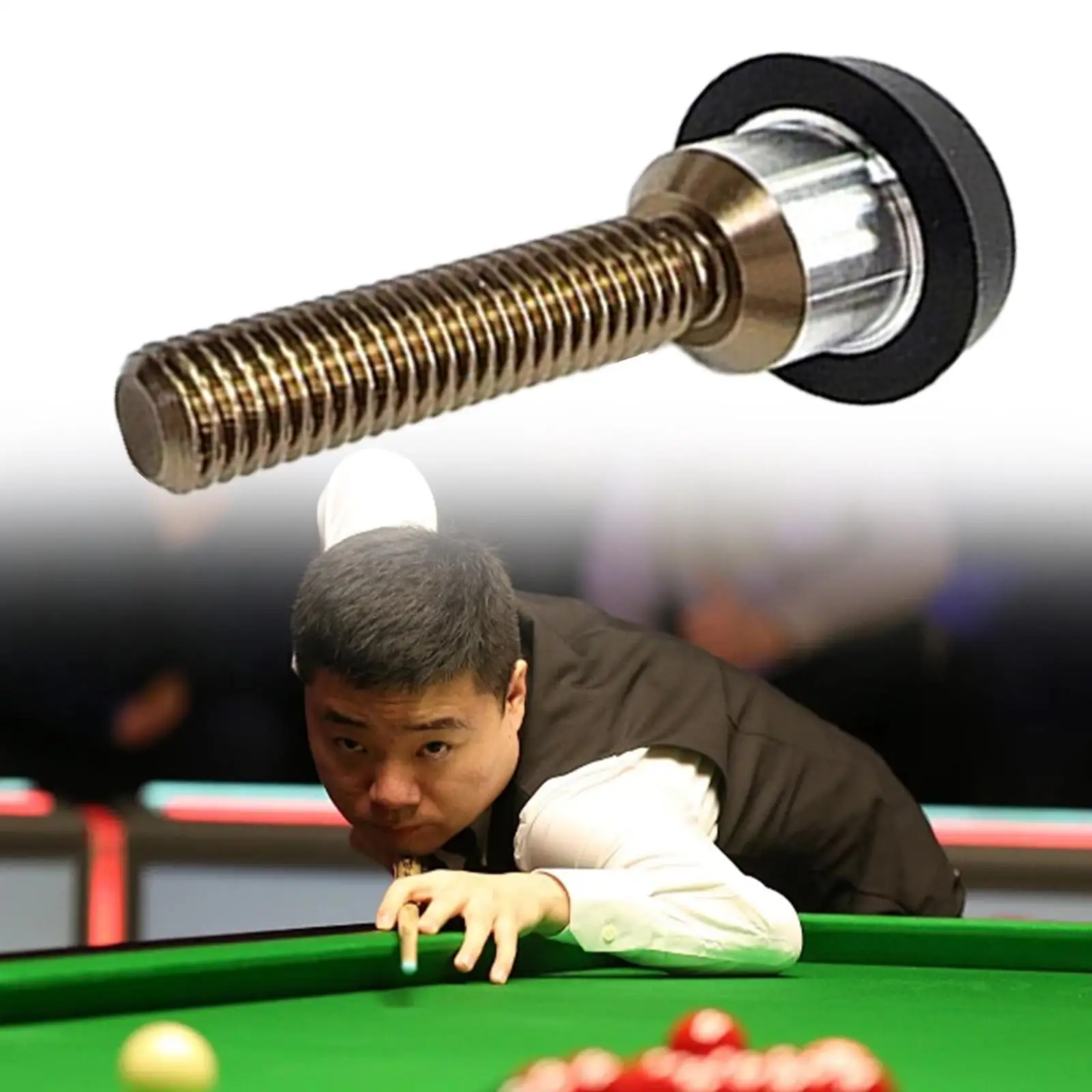 Billiard Cue Bottom Plug Practical Screw Type Billiard Cue Rubber Bumper Pool Stick Butt Plug for Players Enthusiast Beginners