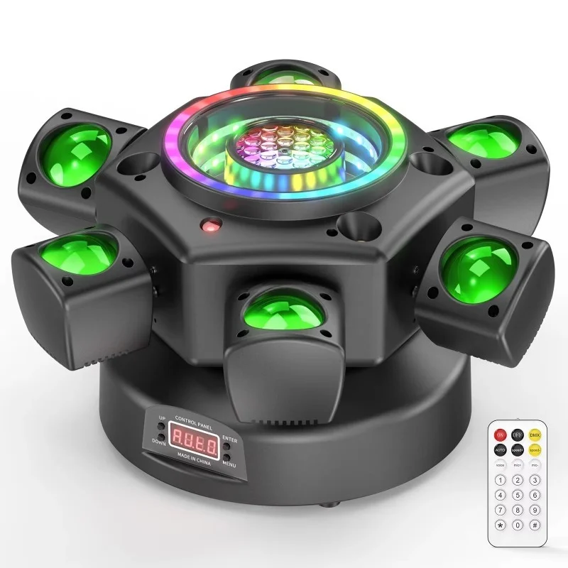 100W 6-arm shaking head light with stroboscopic effect