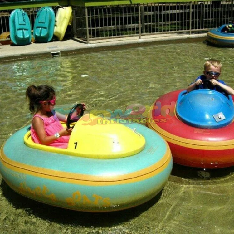 Electric Children's Play Popular Air Tube Laser Battery PVC Inflatable Adult Electric Bumper Boat Water Pool