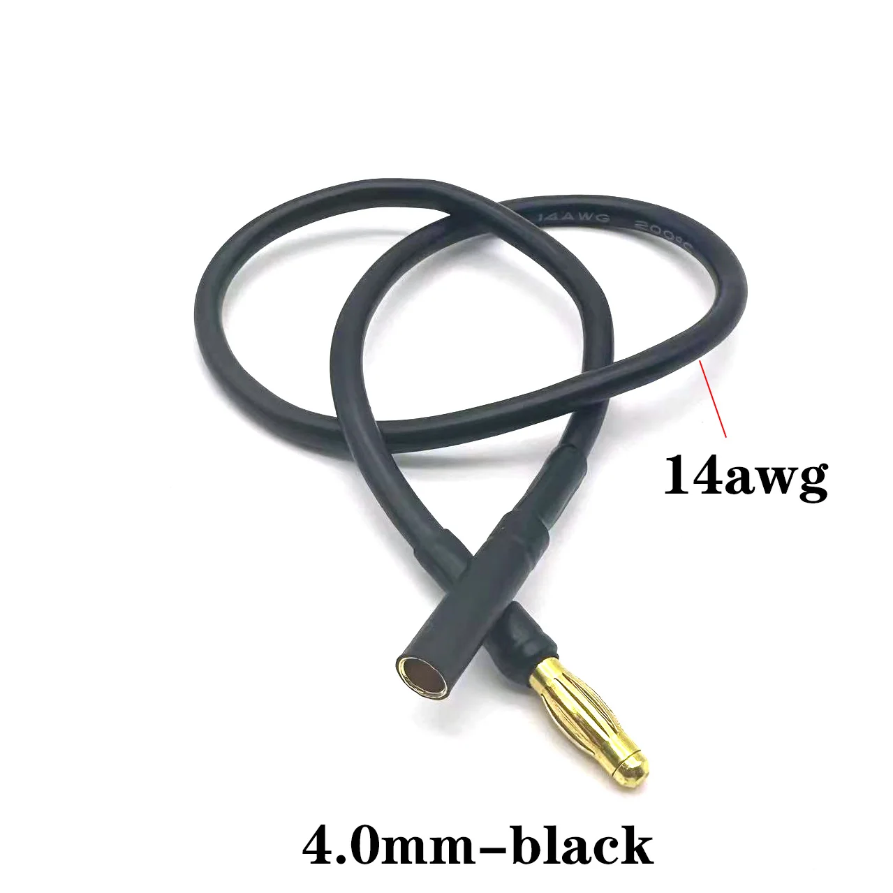 10cm20cm30cm motor extension cable 3.5/4.0mm banana connector 14-18AWG silicone extension cable for RC drone motor ESC DIY parts