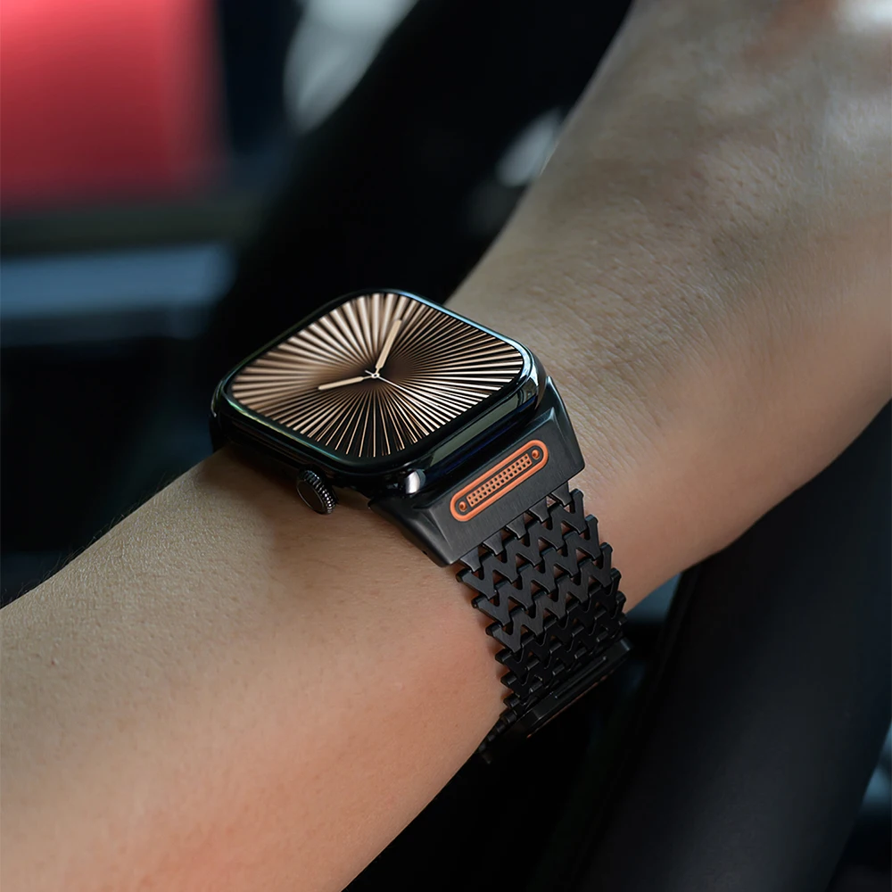 Bracelet milanais pour Apple Watch 49mm, bracelet magnétique Ultra2 en acier inoxydable pour Iwatch 10 9 8 7 Se 6 5 4 44mm 45mm 46mm