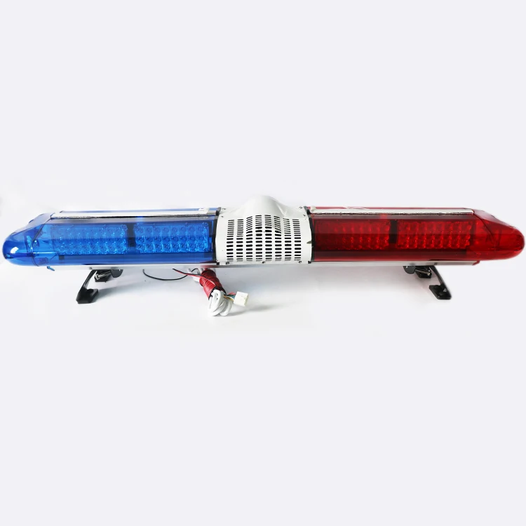 Strobe Warning Light Bar For Police Car Fire Truck Ambulance Alarm Flashing Lightbar With Siren & Speaker