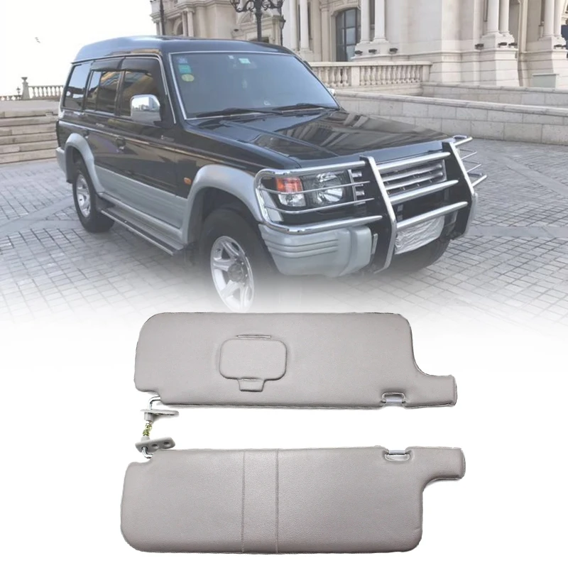 

Car Sunshield Sunvisor With Mirror Interior Sun Visor For Mitsubishi Shogun Montero Pajero V31 V32 V33 MR734777 MR734789